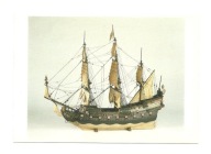 Pocztówka - Model statku handlowego z 17 w. / Holandia