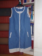 AB NAHLIK markowa sukienka 100% len r. 36