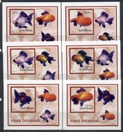 FAUNA MORSKA-ryby.GUINE BISSAU.2001r.Mi Bl.X6 B