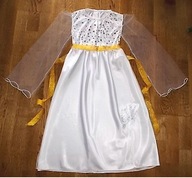 CUDNA SUKIENKA DLA ANIOŁKA ROZM. 6-8 lat