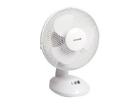 WENTYLATOR WIATRAK CYRKULATOR BIURKOWY 21W STOJĄCY CICHY MOCNY BIAŁY 23cm