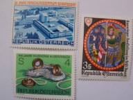 Austria - zestaw - Mi. 1670, 1672, 1673 **