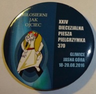PIELGRZYMKA GLIWICE 2016 - ZNACZEK PRZYPINKA