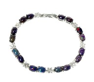 CZARNE OPALE BRANSOLETA