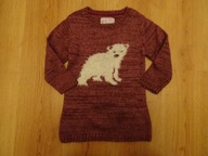 Sweter dziewczęcy 5-6 lat roz 116 YOUNG DIMENSION