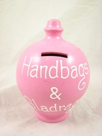 CERAMICZNA SKARBONKA BĄCZEK CIĘŻKA I SOLIDNA