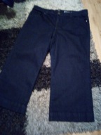 Crop spodnie jeansy jak nowe roz 44-46 rozciagliwe