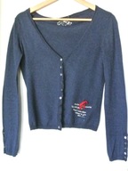 Stella Forest granatowy ,rozpinany swetr. S