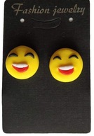 KOLCZYKI Z MODELINY EMOTES EMOJI SZTYFTY EMOTKA