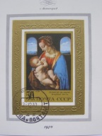 ZSRR - Leonardo da Vinci - malarstwo Mi.bl.67 kas.
