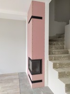 Zarzewie Vinkiel Slim ECO Kominek Kompletny Wkład + Obudowa Budowa Krzemian