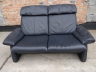 SOFA 3-KA 100% SKÓRA NAT. - RELAX - MARKOWY-