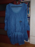 MADE IN ITALY nowa zwiewna sukienka r. M