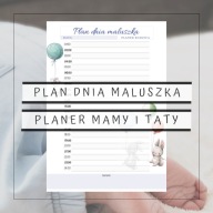 plan dnia maluszka planer mamy rodzica dzienny