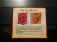 Niemcy 1968 Znaczki Blok faksymile kanclerz Adenauer 567/XI