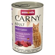 Animonda Carny Adult 400g Mokra Karma Dla Kota z Wołowiną i Jagnięciną
