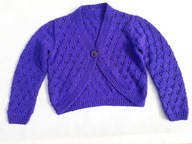 SWETEREK DZIEWCZĘCY ZDOBIONY R.146__