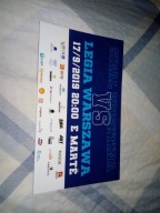 Bilet VIP Sigal Pristina Legia Warszawa 17.09.2019