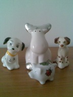 ZESTAW FIGUREK CERAMICZNYCH