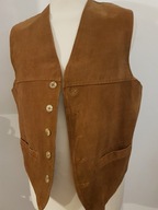 KAMIZELKA MOTOCYKLOWA SKÓRZANA R.L/XL SKÓRA