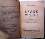 Leśne wygi. Powieść, Józef Bieniasz [Lwów 1939]