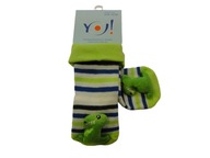 SKARPETKI Z MASKOTKĄ/GRZECHOTKĄ : S 19/20; 11-12cm