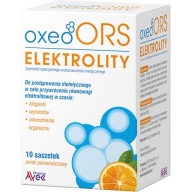 OxeoORS elektrolity SKUTECZNE NAWODNIENIE 10 sasz.