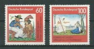 Niemcy 1991 Znaczki 1576-7 ** muzyka baśnie legendy