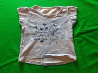 Niebieska koszulka niemowlęca w paski