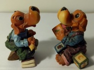 dwa fajne pieski, likwidacja kolekcji figurek !