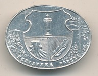 Szklarska Poręba aluminium wym.34 X 25 mm.