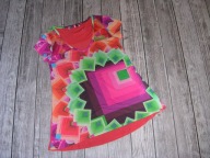 DESIGUAL śliczna BLUZKA T-shirt TUNIKA rozm.XS