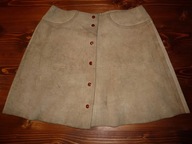 SPÓDNICZKA MINI SKÓRZANA PRL - 1970 - NIE STOMIL