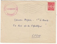 Koperta z Francji 1950 (11)