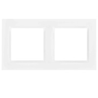 Simon 10 Ramka PODWÓJNA 2-krotna biała CR2/11 KONTAKT DO GNIAZDA KONTAKTU