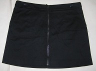 GRANATOWA SPÓDNICA MINI z ZAMKIEM NEXT rozm. 42