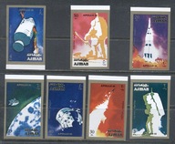 KOSMOS-APOLLO 16. AJMAN. MI zn. cięte **