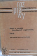 Studia - Polska leksykografia współczesna tom 3 / słowniki języka /stan bdb