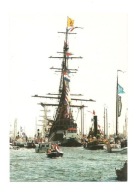 Pocztówka - Parada żaglowców / galeon 'Batavia' i holowniki, nr 3