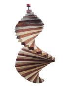 Świderek kręciołek wiatrak ozdoba ogrodowa 60cm