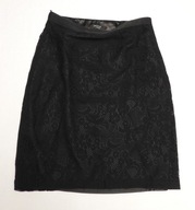 889_ KORONKOWA, CZARNA SPÓDNICA/ rozm 40/42