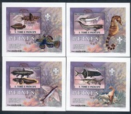 S.TOME PRINCIPE-2007r. MNH.Bl.A FAUNA MORSKA-RYBY