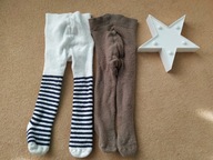 2 x rajstopy niemowlęce grube frotte rozm.62/68