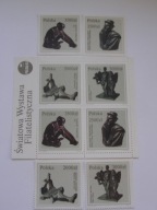 Polska - Rzeźba polska Fi. 3253-56 + bl.149 **