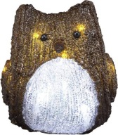 Sowa figurka akrylowa lampka LED Polarlite LBA-52-003