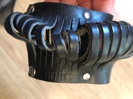 Skórzana bransoletka SIMPLE czarna