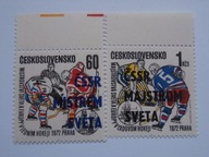 Czechosłowacja - MŚ w hokeju - nadruk Mi.2084-5 **