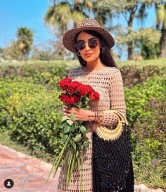 Sukienka Ażurowa Nude Limitowana - ZARA M