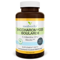 Medverita Saccharomyces boulardii Biootic Suplement diety 120 kapsułek