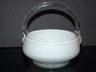 KOSZYK PATERKA SZKŁO WARSTWOWE MURANO SŁUCZAN